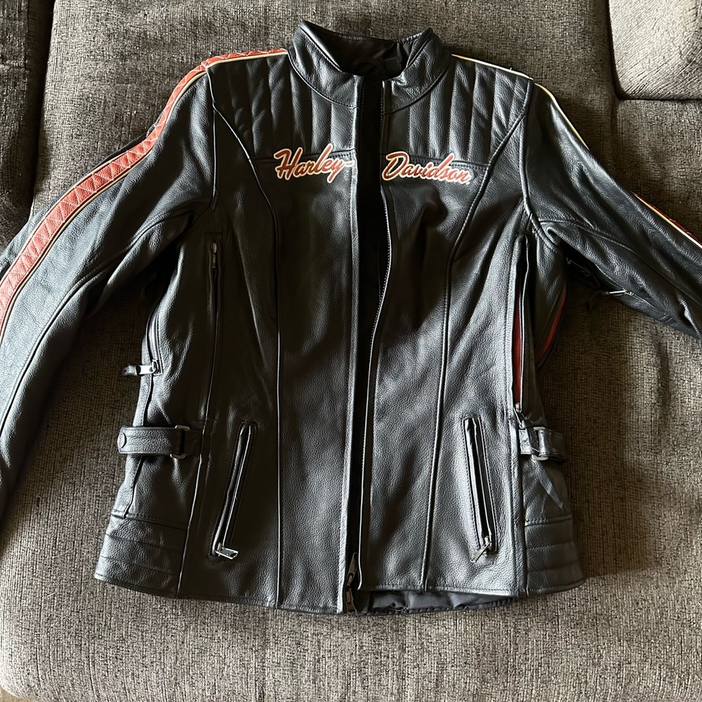 Brand new women’s size L Tall Harley Davidson jacket.